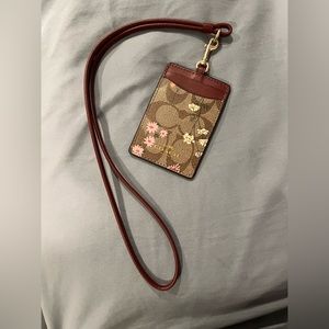 Coach ID lanyard